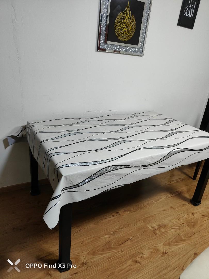 Dining table (Category: Tables & Sets) located in Singapore. Submitted by goforisk (Listing ID 1178269192, Image 3). Description: Solid light weight wooden dining table only to let go. Only slight damage chip off on top. Measurements 150cm X 90cm X height 76cm. Negotiable.