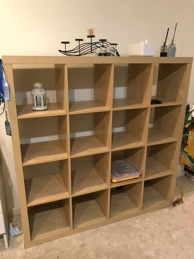 Display shelves rack cupboard decor wood ikea bookcase