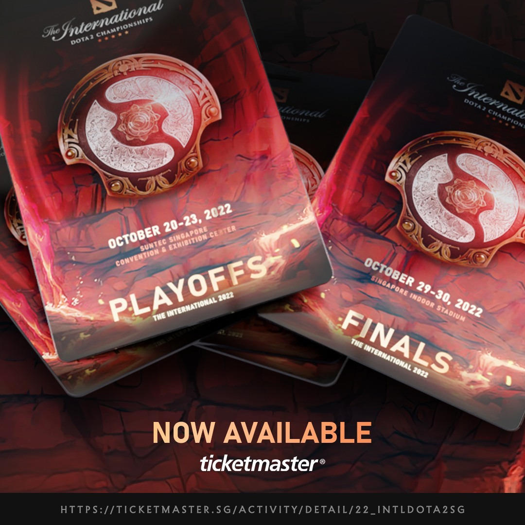 Dota 2 The International TI Playoffs (22 Oct) + Finals (see description