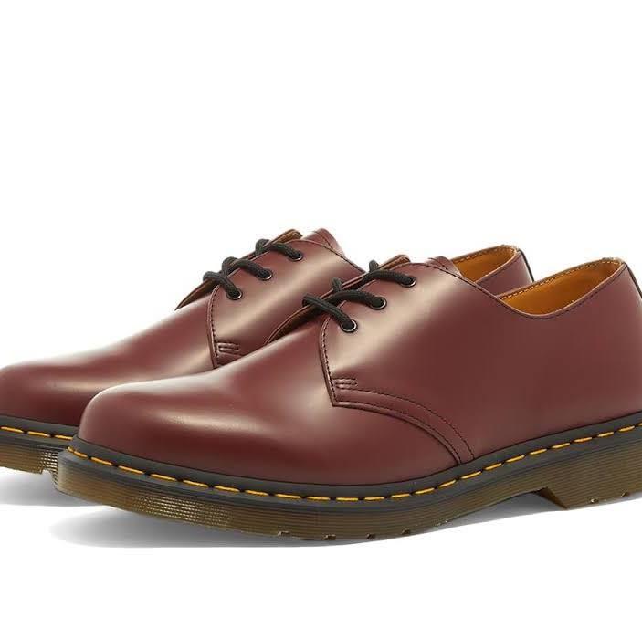 DR. MARTENS 1461 CHERRY RED SMOOTH Men s Fashion Footwear Dress
