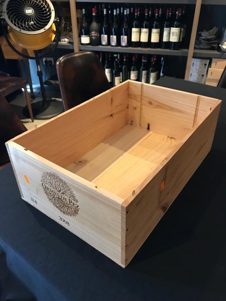 Empty Wooden Wine Boxes For Sale, Furniture & Home Living, Home Improvement  & Organisation, Storage Boxes & Baskets On Carousell