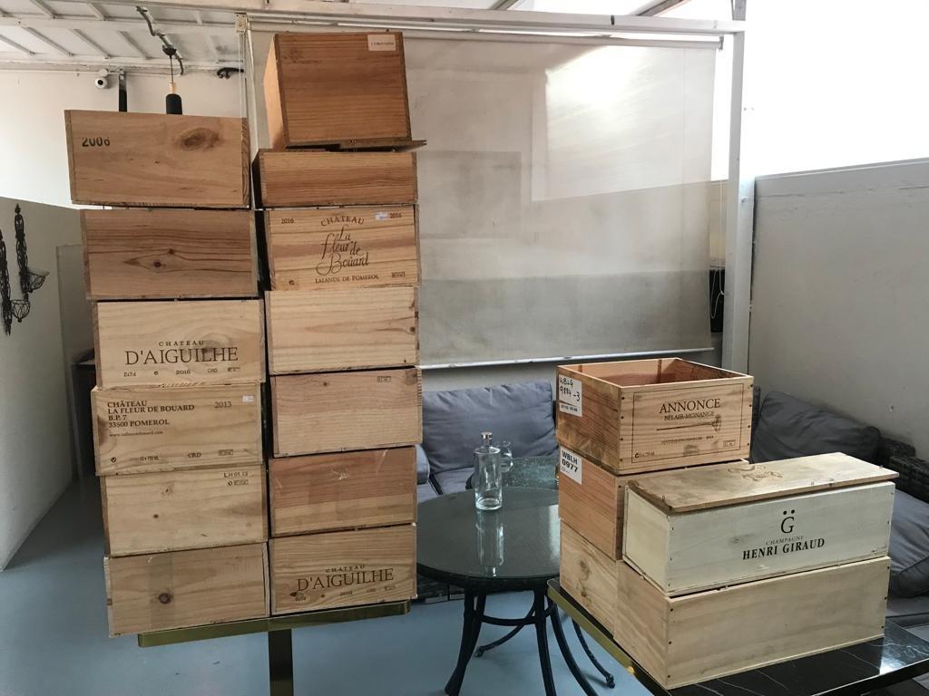 Empty Wooden Wine Boxes for Sale, Furniture & Home Living, Home