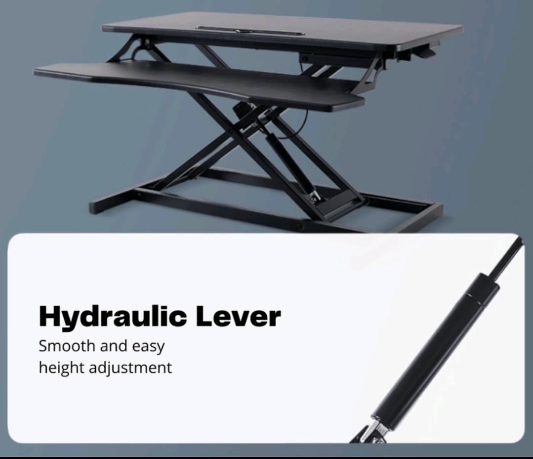 Ergonomic adjustable standing desk, Furniture & Home Living, Furniture