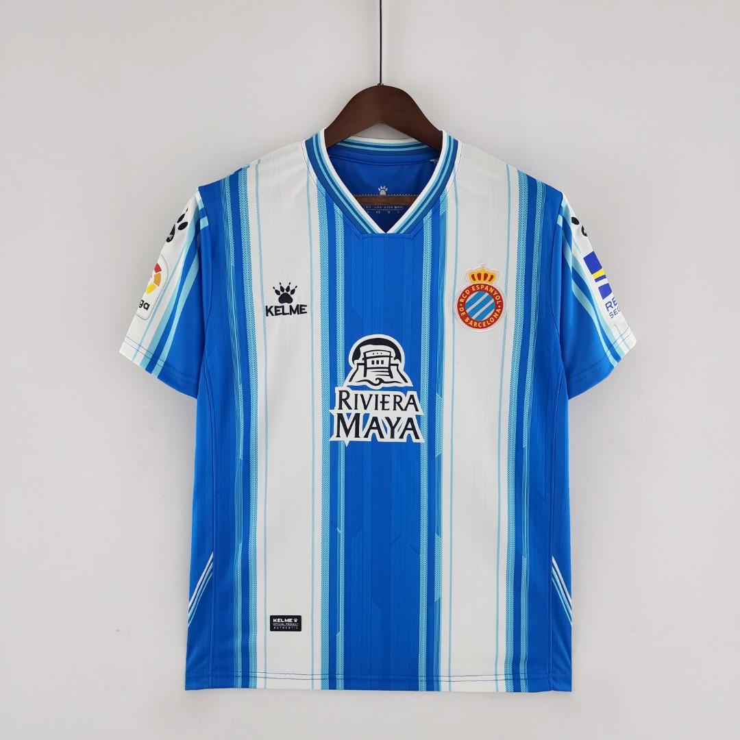 Espanyol Home Away Third kit 22-23 Football Jersey Soccer Jersey t-shirt, Men's Fashion, Tops 