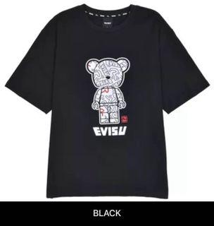 Evisu unisex bear T-shirt M size