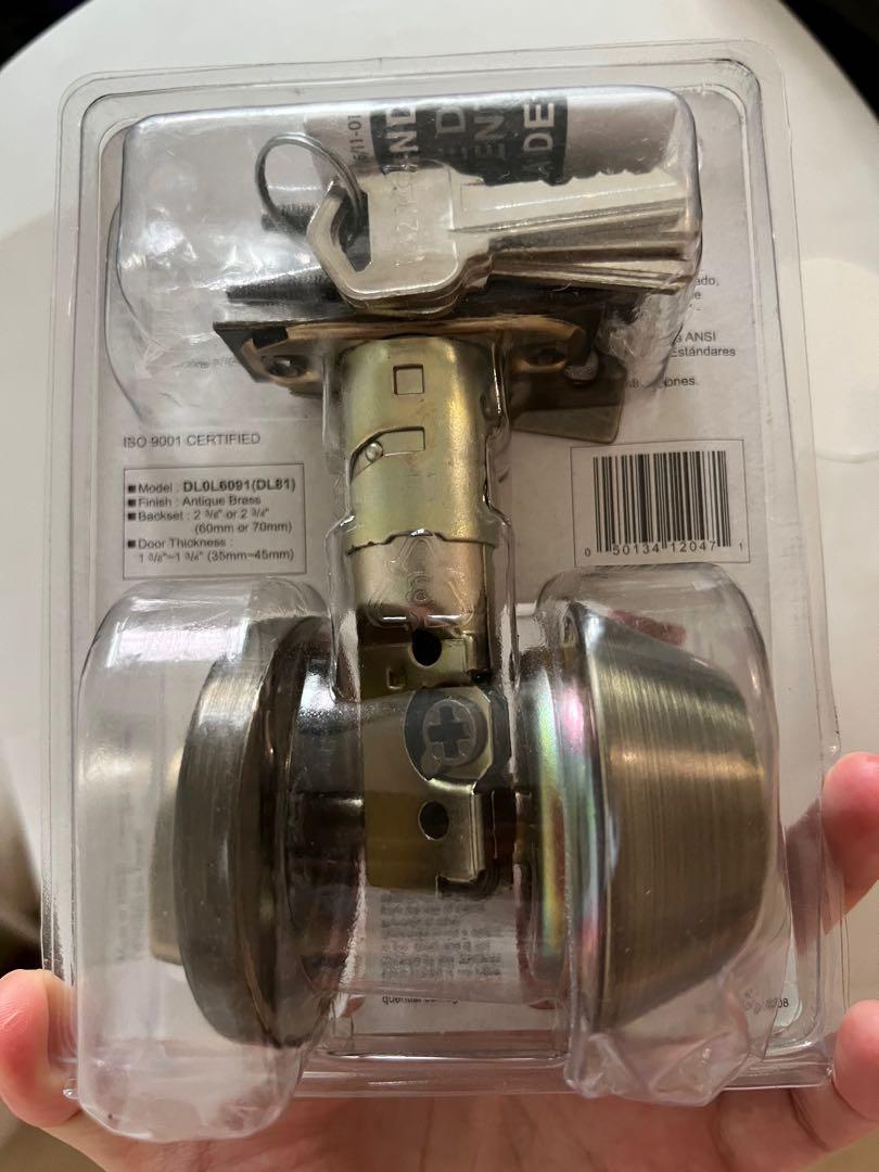 Fault Less Lock Key Faultless Single Cylinder Deadbolt Door Lock, Furniture & Home Living ...