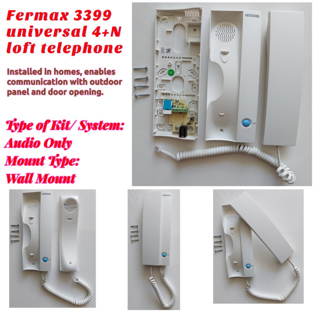 TELEFONO INTERFONO 4+N LOFT UNIVERSAL FERMAX - ViveFerreteria