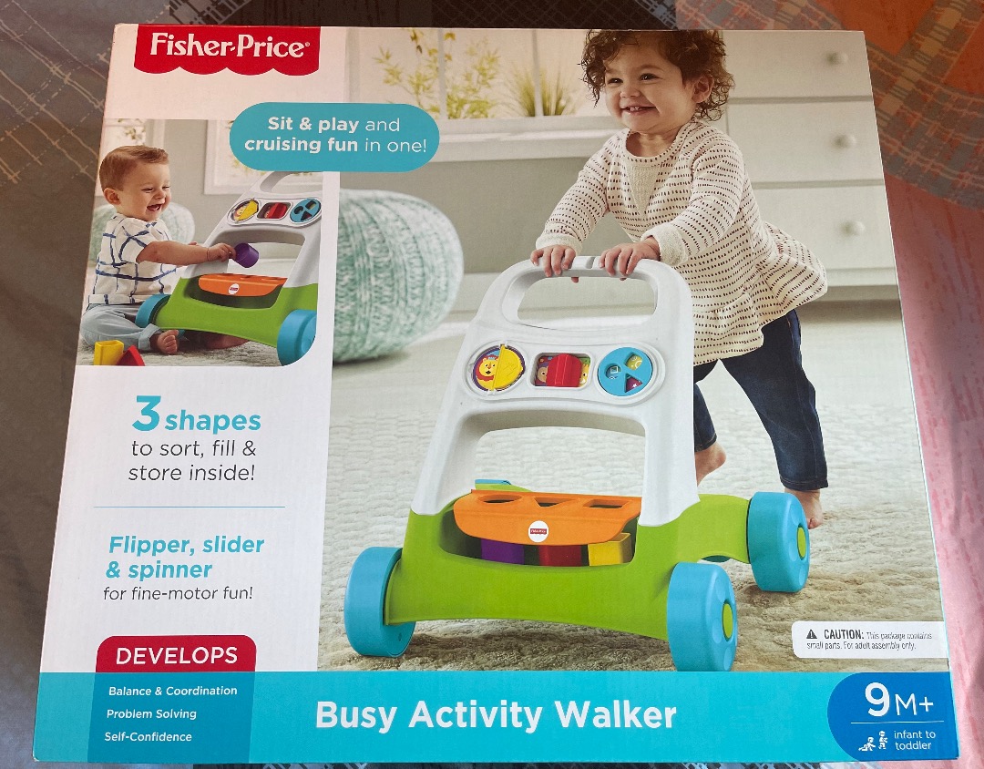 Fisher Price Busy Activity Walker, Babies & Kids, Infant Playtime on