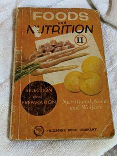Foods and Nutrition II - vintage classic book - Health wellness fitness care diet  book guide fit healthy long live life cooking cook cookbook cure treatment medication gift present readable read healing juice recipe food cuisine snack