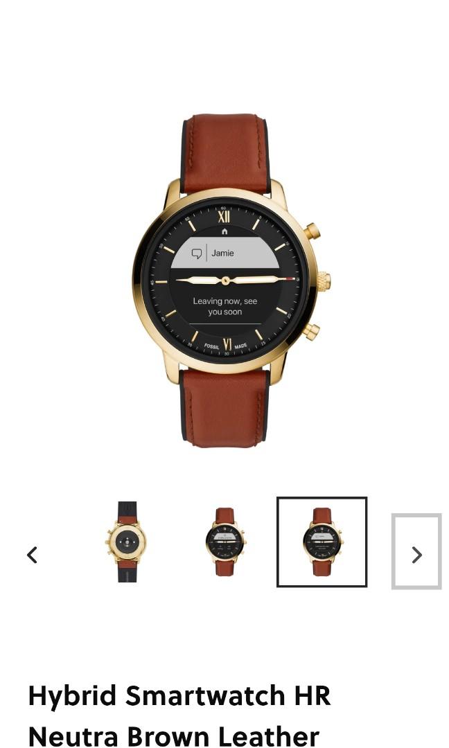 Fossil hybrid hr top music control