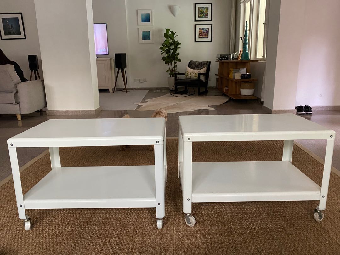 Free Ikea rolling tables cabinets. Furniture Home Living
