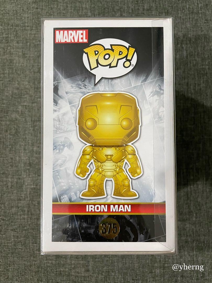 Funko Pop! Marvel Studios 10 Iron Man (Gold Chrome) Bobble-Head #375 - US