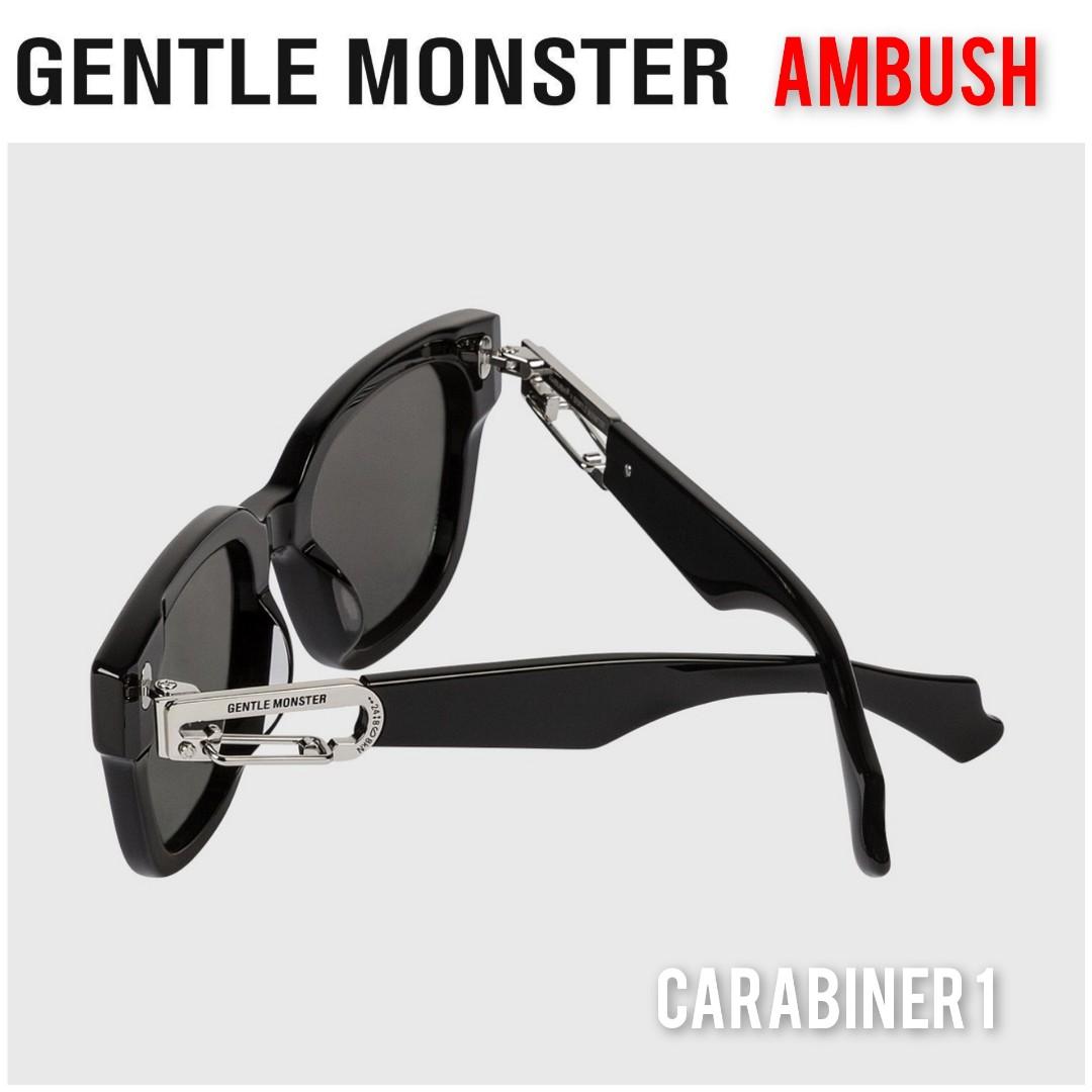 Gentle monster ambush carabiner 1 sunglasses unisex, 名牌, 飾物及