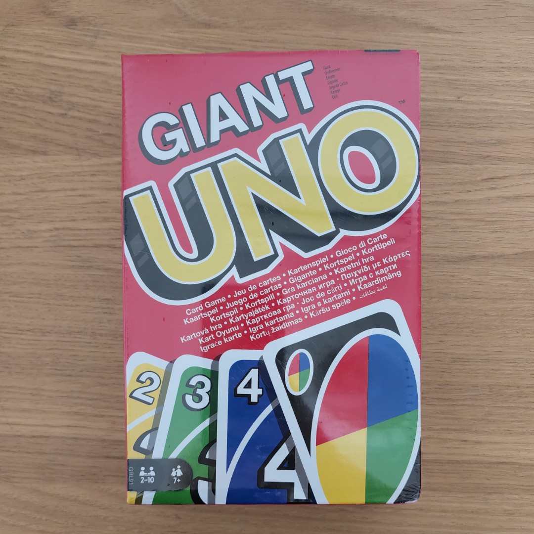 GIANT UNO, 興趣及遊戲, 玩具 & 遊戲類 on Carousell