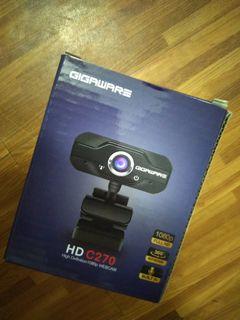 Gigaware HD C270 High Definition 1080P Webcam Plug and Play Desktop Laptop Webcam Built-in Microphone