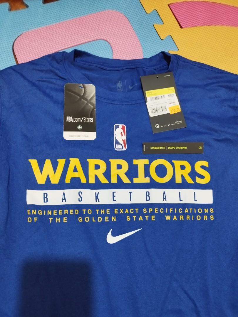 Golden State Warriors Practice Men's Nike Dri-FIT NBA Long-Sleeve T-Shirt.  Nike LU