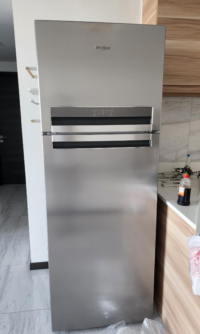 whirlpool top mount fridge