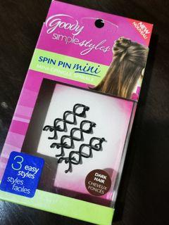 Goody Simple Styles Mini Spin Pin for Dark Hair
