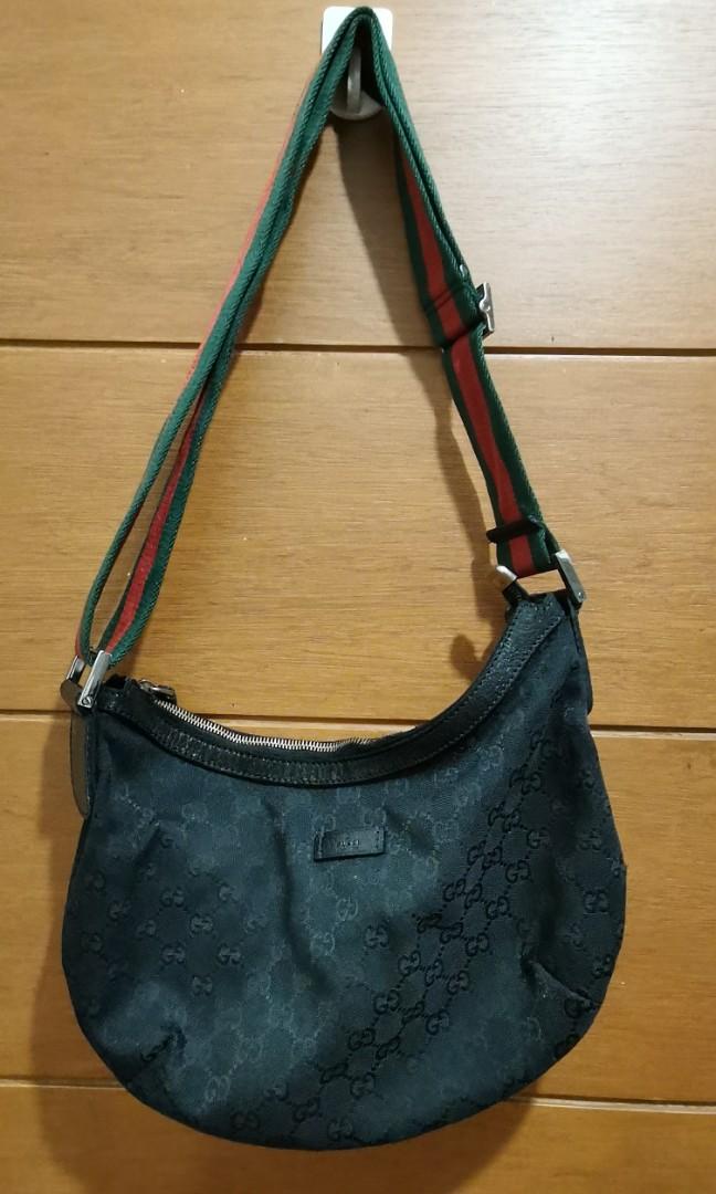 Gucci half moon sling bag sales