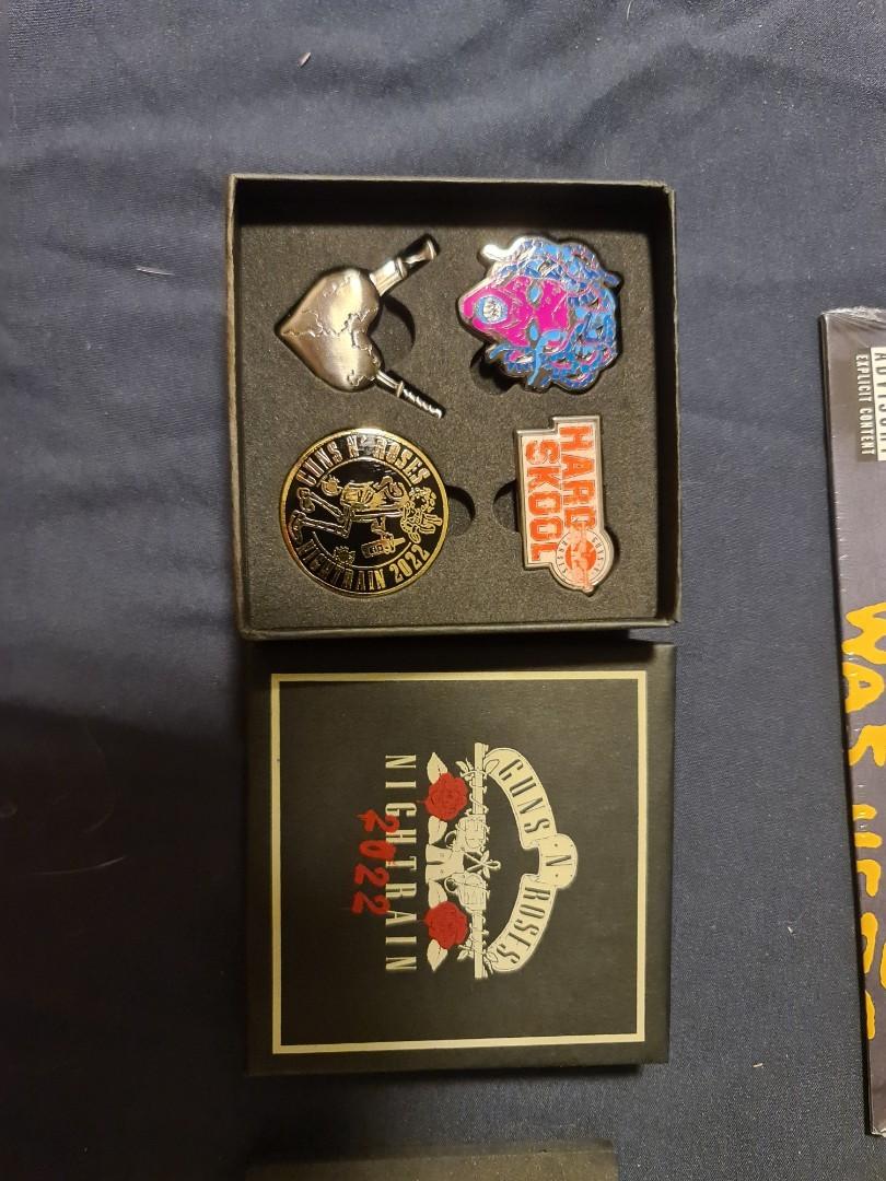 GUNS N ROSES NIGHTRAIN 2022 Limited Edition Pin Set, Hobbies  Toys,  Memorabilia  Collectibles, Fan Merchandise on Carousell