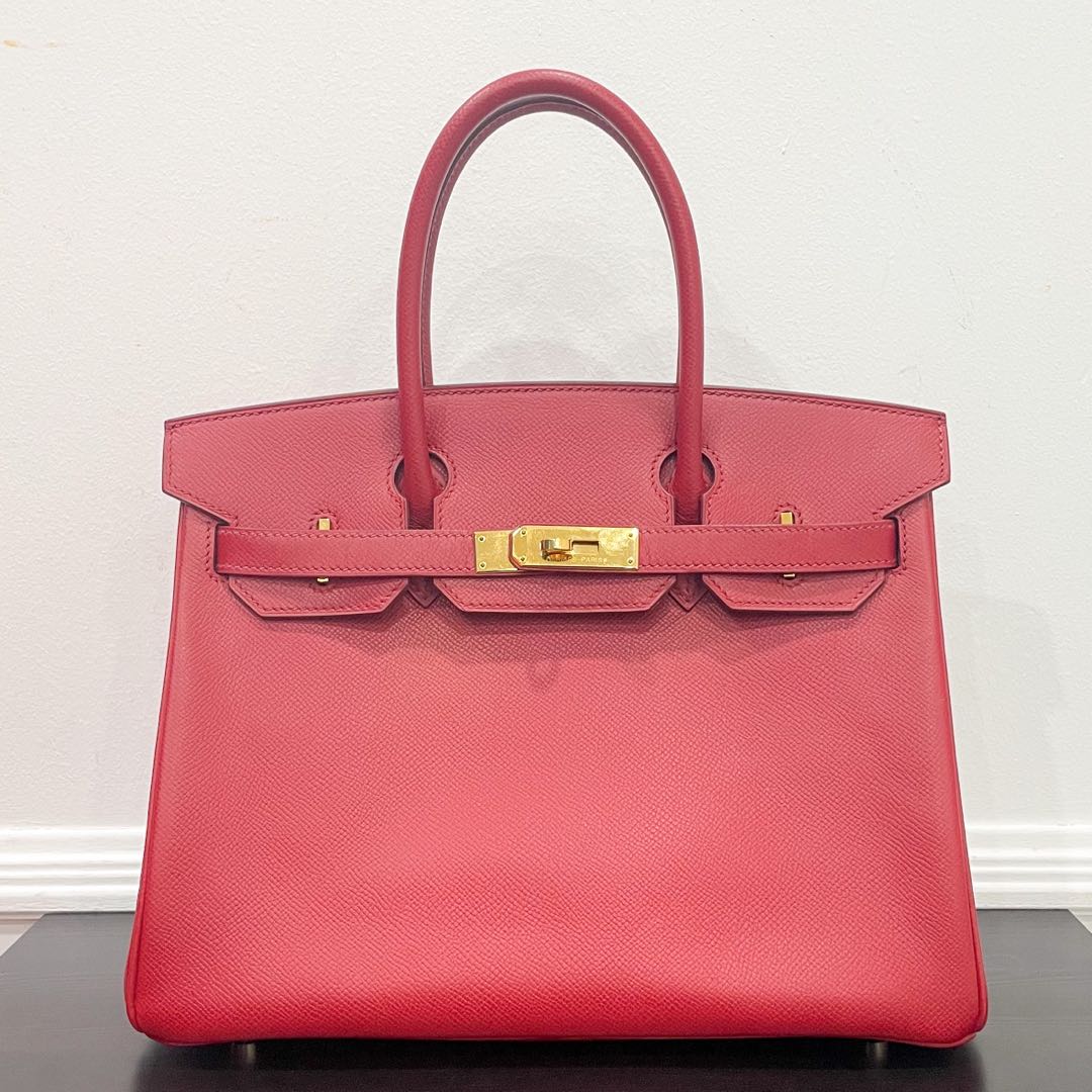 Hermes Birkin 30 Swift and Canvas Gold GHW, Luxury, Bags & Wallets on  Carousell
