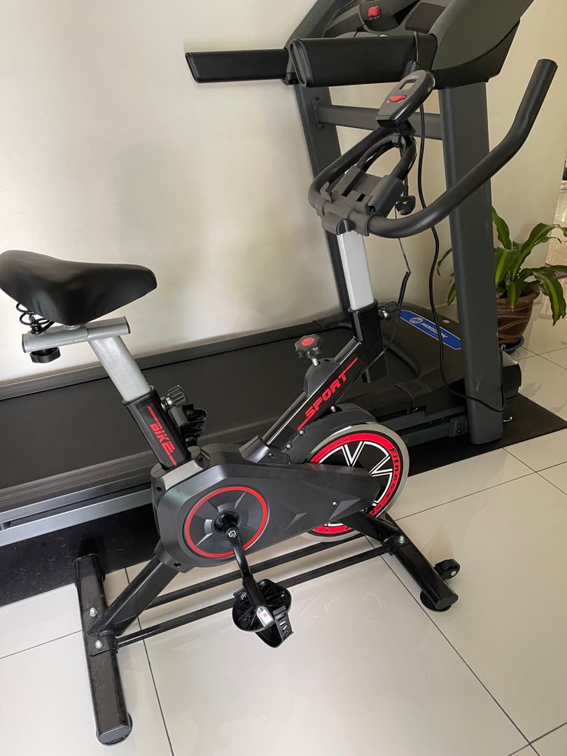 Electrical Excercise Machine Horizon Electric Treadmill Excercise Running Cardio Machine With Bike ...