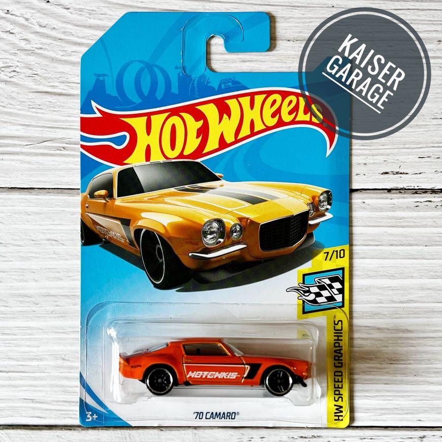 Hot Wheels 2PCS Combo 70 Camaro Hotchkis Green Orange