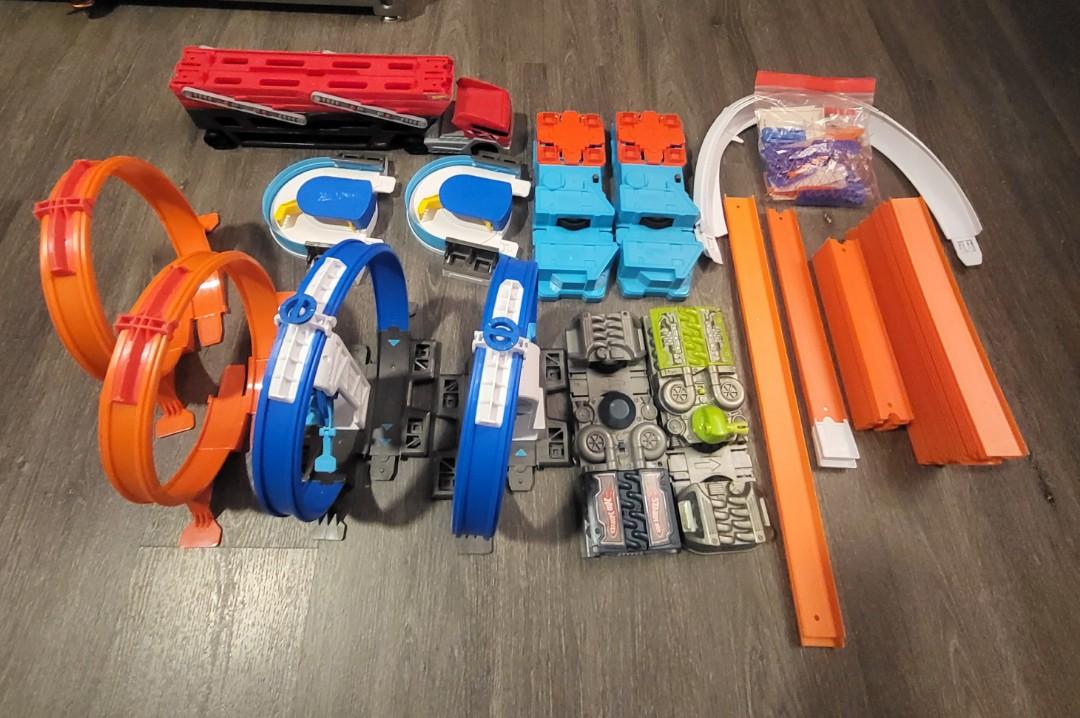 Hot wheels track builder custom turn kicker cheap