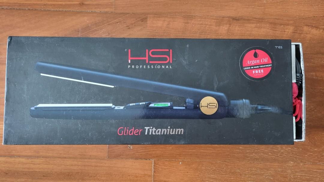 Hsi professional glider hotsell titanium flat iron
