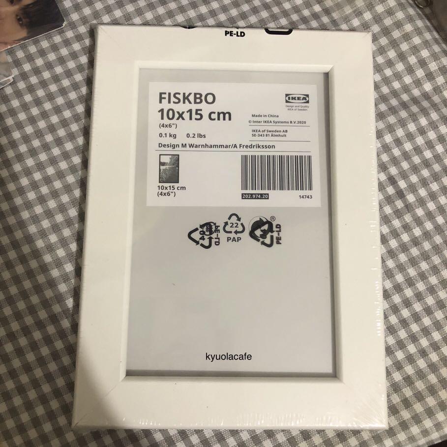 FISKBO Frame, white, 4x6 - IKEA