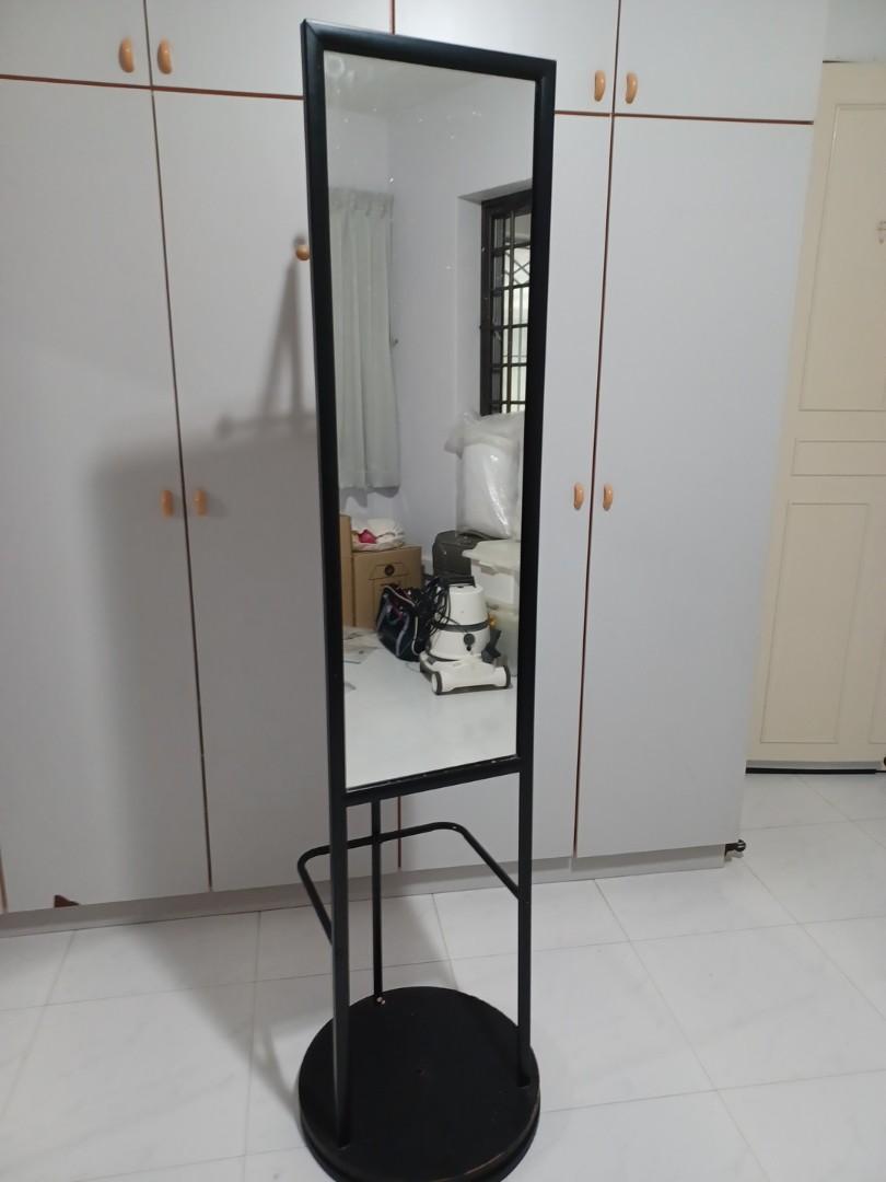 Ikea Full length mirror, swivel, hanging bars, Furniture & Home Living