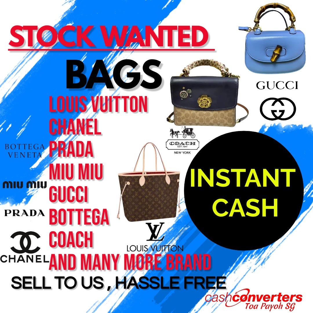 INSTANT CASH SELL TO US HASSLE FREE, Luxury, Bags & Wallets on Carousell