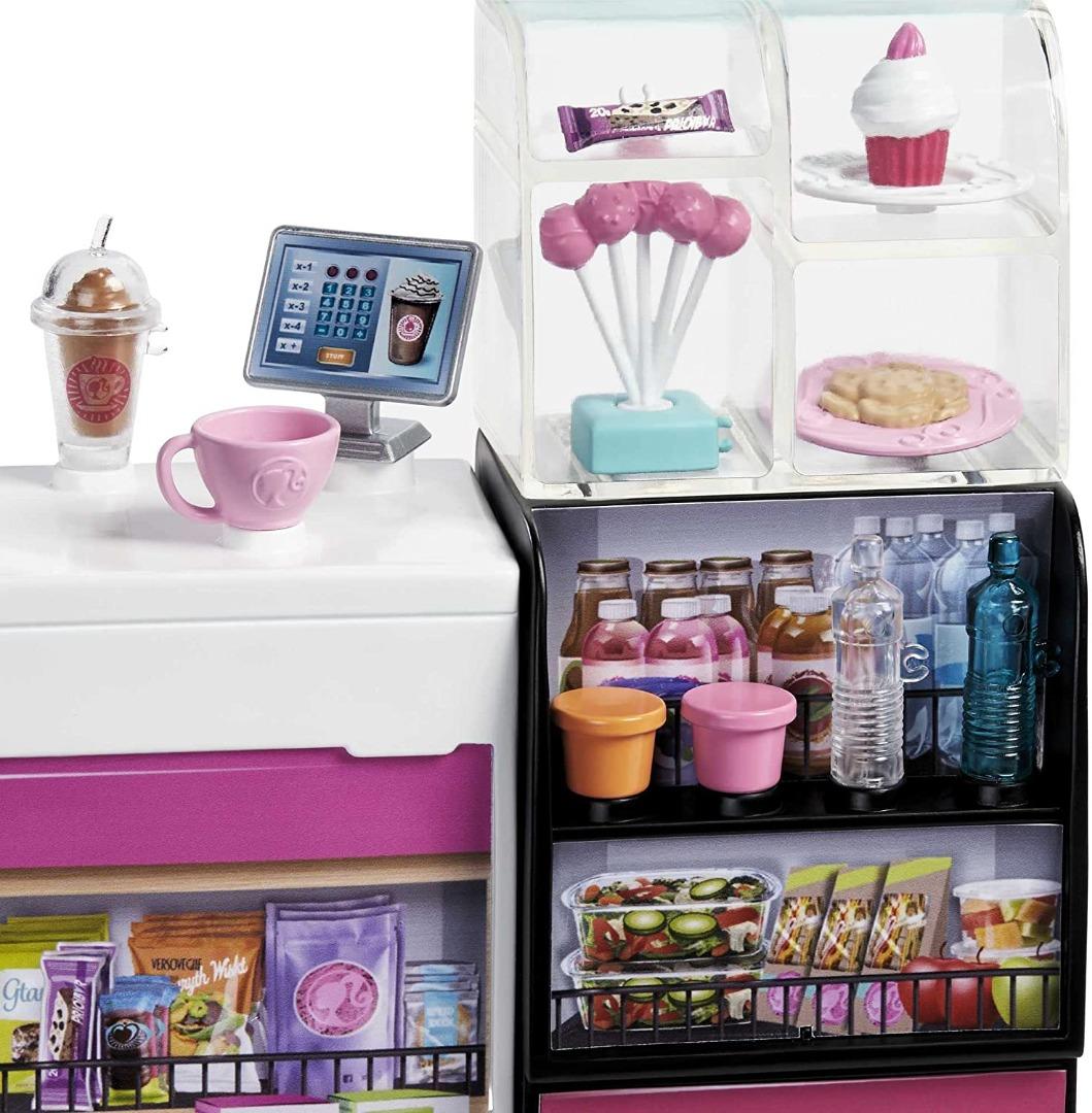 🔥INSTOCK🔥Barbie Coffee Shop with 20+ Accessories, Hobbies & Toys