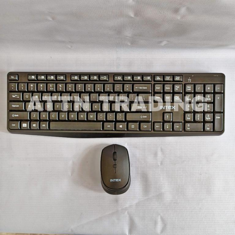 Intex ITWLKBM01 POWER Wireless Keyboard & Mouse Combo Set, Computers