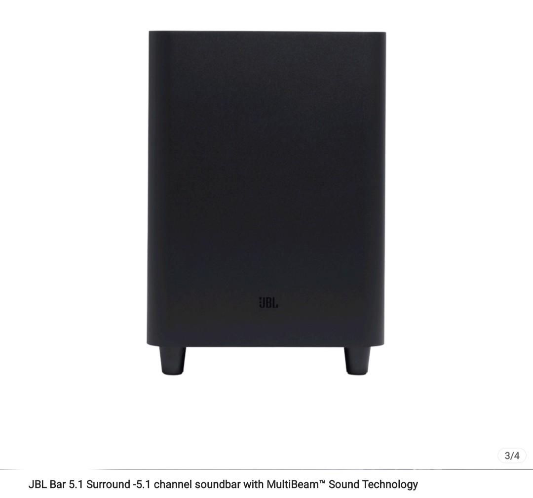 JBL Bar 5.1 Surround 5.1 channel soundbar with MultiBeam™ Sound