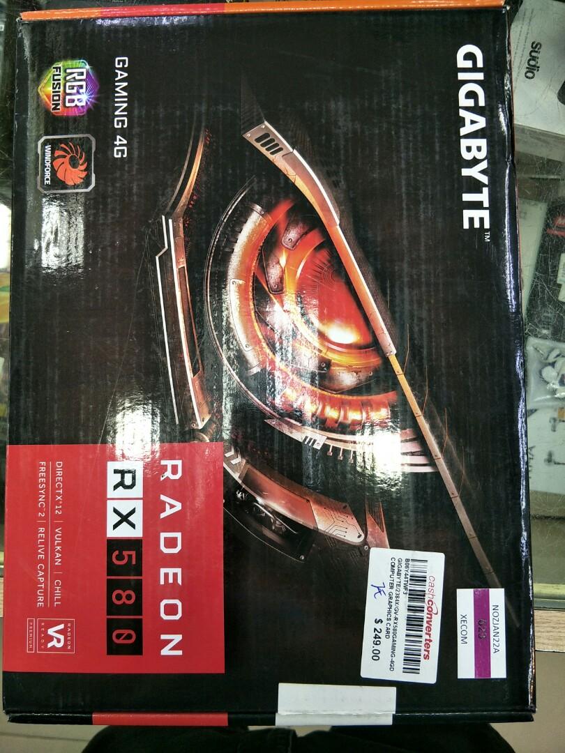 Gigabyte radeon rx discount 580 gaming 4g