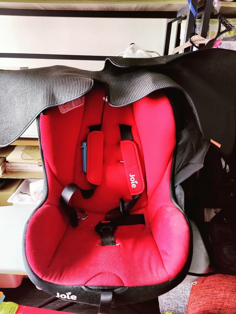 Joie car seat and seat protector Babies Kids Going Out Car Seats on Carousell