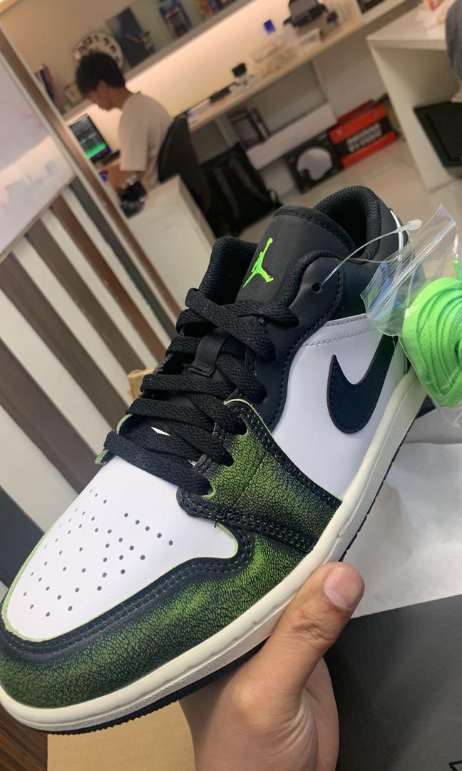 Air jordan 1 shop electric green