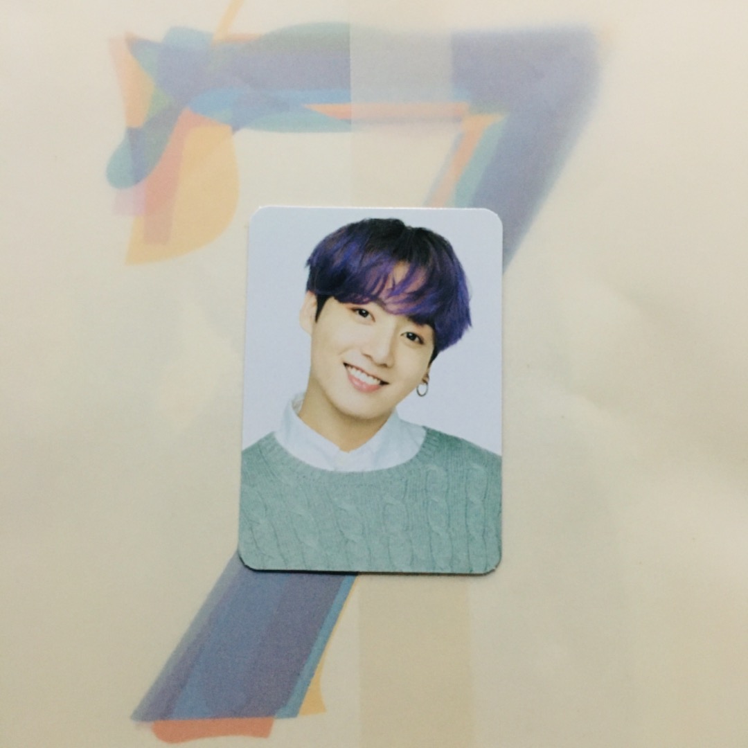 Jungkook Xylitol photocard with Proof Compact unsealed album, Hobbies