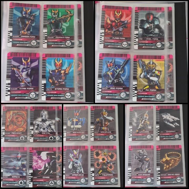 Kamen/Masked Rider Decade Rider, Blank and Skill Cards CSM (Binders not ...