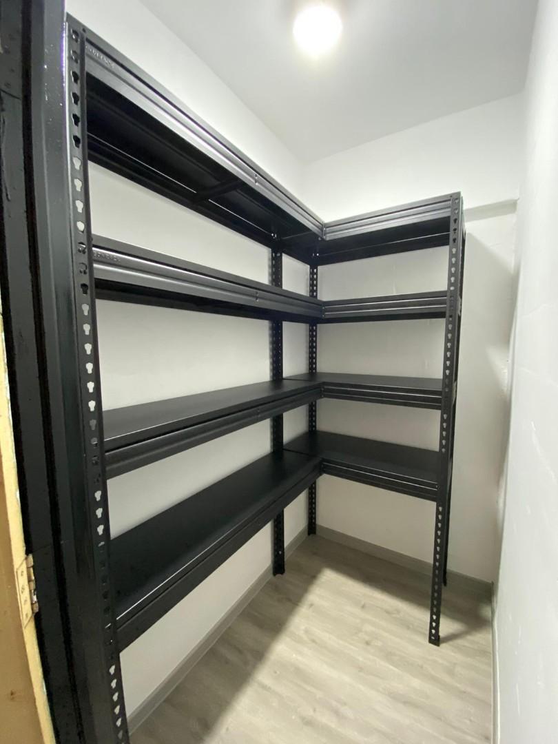 Metal Rack L Shape L Shaped Metal Boltless Rack | Shelving Storage Unit, Furniture & Home ...