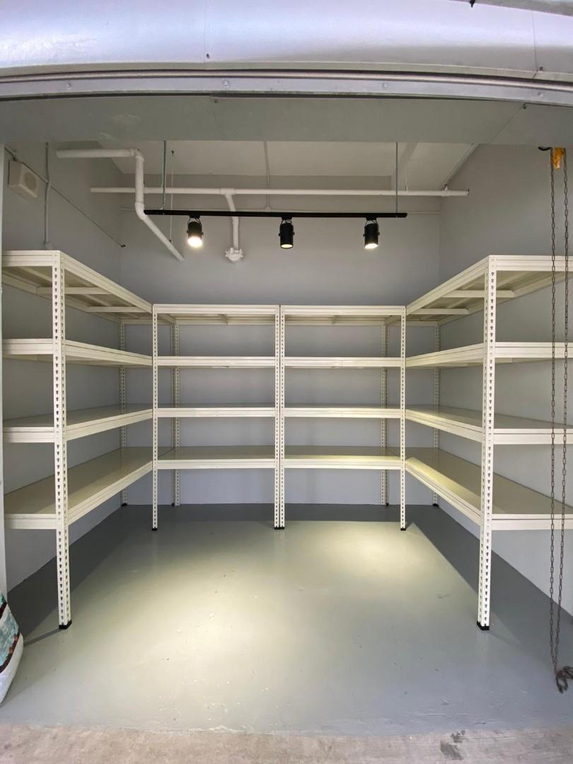 L Shaped Metal Boltless Rack | Shelving Storage Unit, Furniture & Home ...