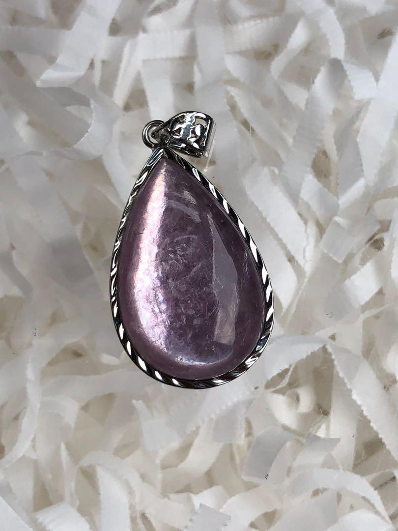 Lepidolite pendant
