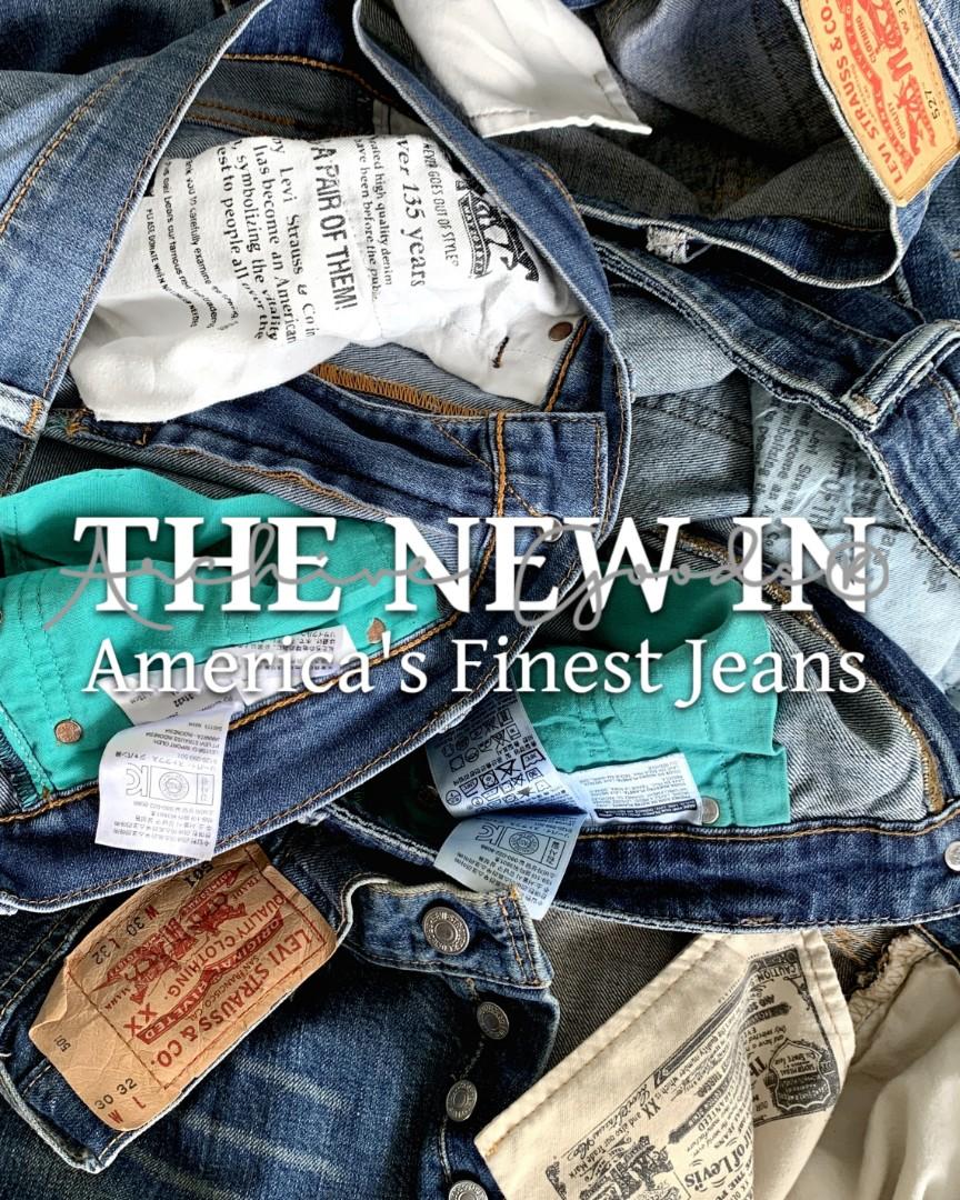LEVI'S JEANS 501, Levi's 511 Black Label, Levi's 511 Commuter, Levi's 527  Bootcut Jeans / Celana Jeans / Levis Second