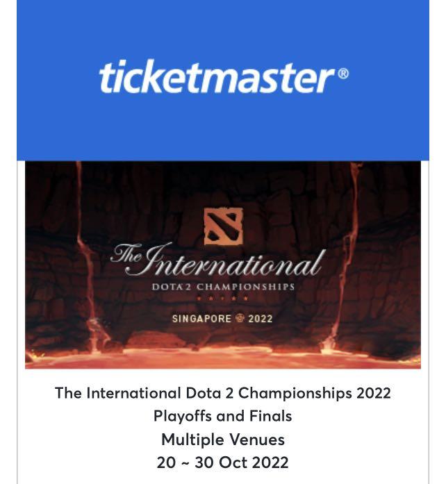 LF DOTA TI TICKET, Tickets & Vouchers, Event Tickets on Carousell