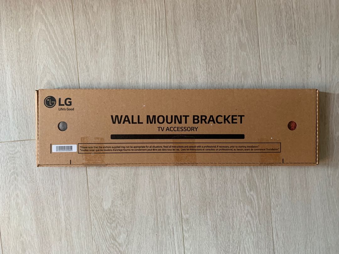 LG Wall Mount Bracket 原裝電視掛牆架, 家庭電器, 電視 & 其他娛樂, 電視組件及配件 Carousell