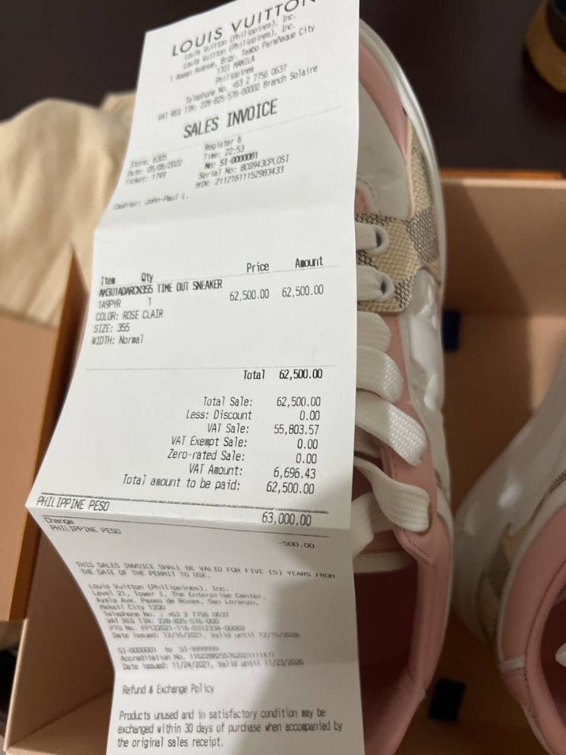 Louis Vuitton, Shoes, Louis Vuitton Shoes Real With Receipt