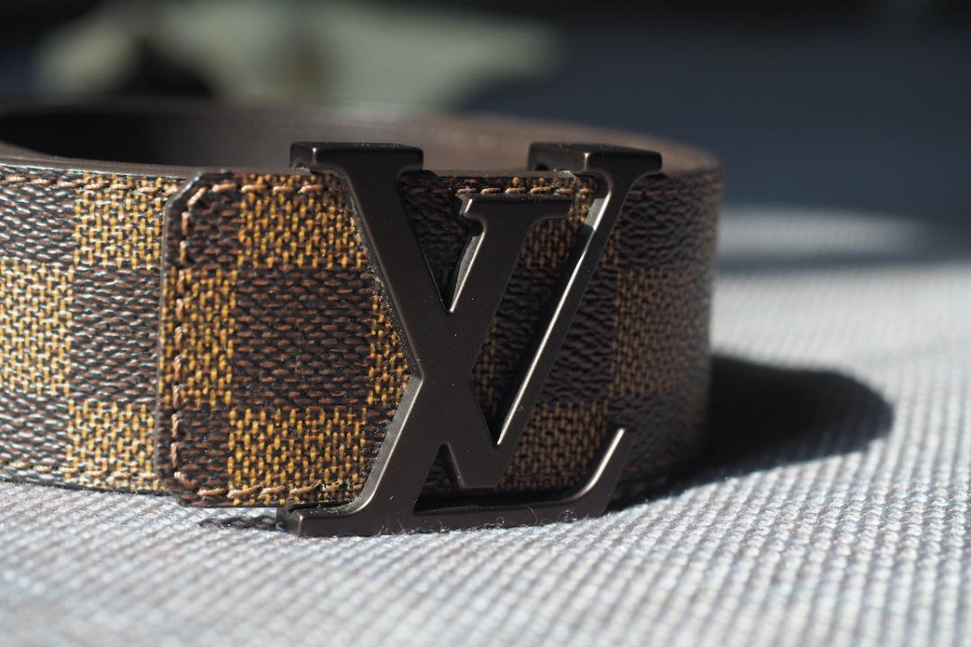 Initiales cloth belt Louis Vuitton Beige size 85 cm in Cloth - 34897238