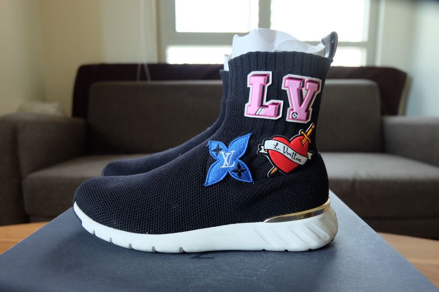 Louis Vuitton Women Aftergame Heart Sock Fabric Sneaker 39 US 9 UK