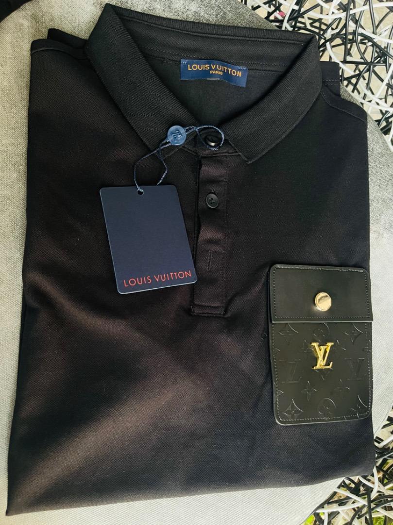 LOUIS VUITTON FOREVER POCKET TEE IN BLACK, Men's Fashion, Tops & Sets,  Tshirts & Polo Shirts on Carousell